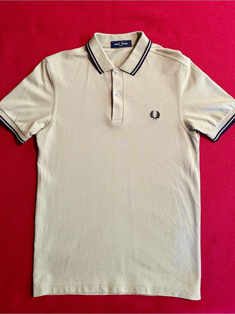 Fred Perry Classic Polo with Navy Tipping